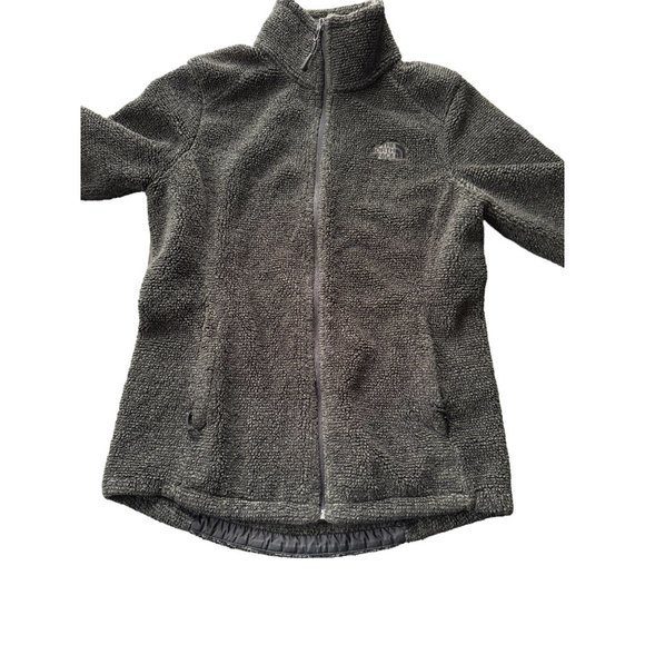 THE NORTH FACE FULL ZIP FLEECE JACKET WOMAN'S SMALL DARK GRAY | F2 - Picture 4 of 8